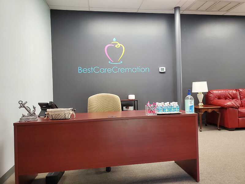 interior desk arrangement office best care cremation