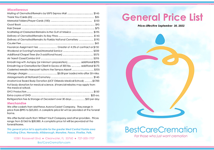 Our Forms and Brochure | Best Care Cremation
